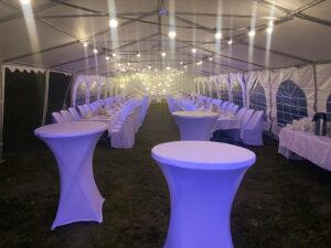 Peotelk 5x24 m (2 ühendatud 6x12 m telki)